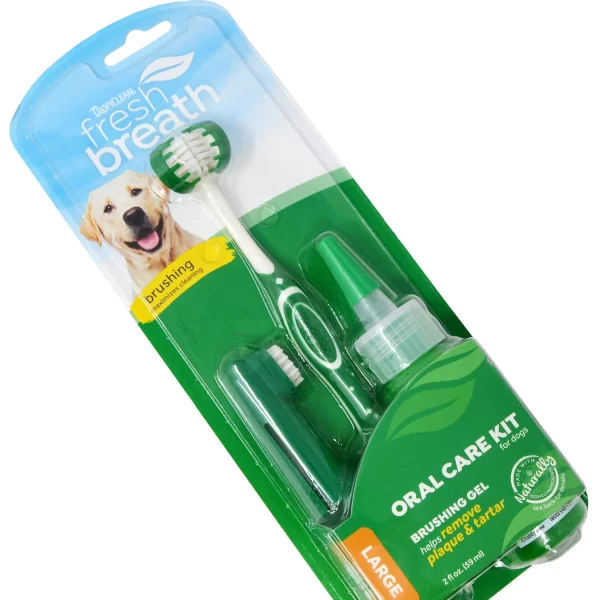tropiclean fresh breath oral care kit large dogs 59ml 02